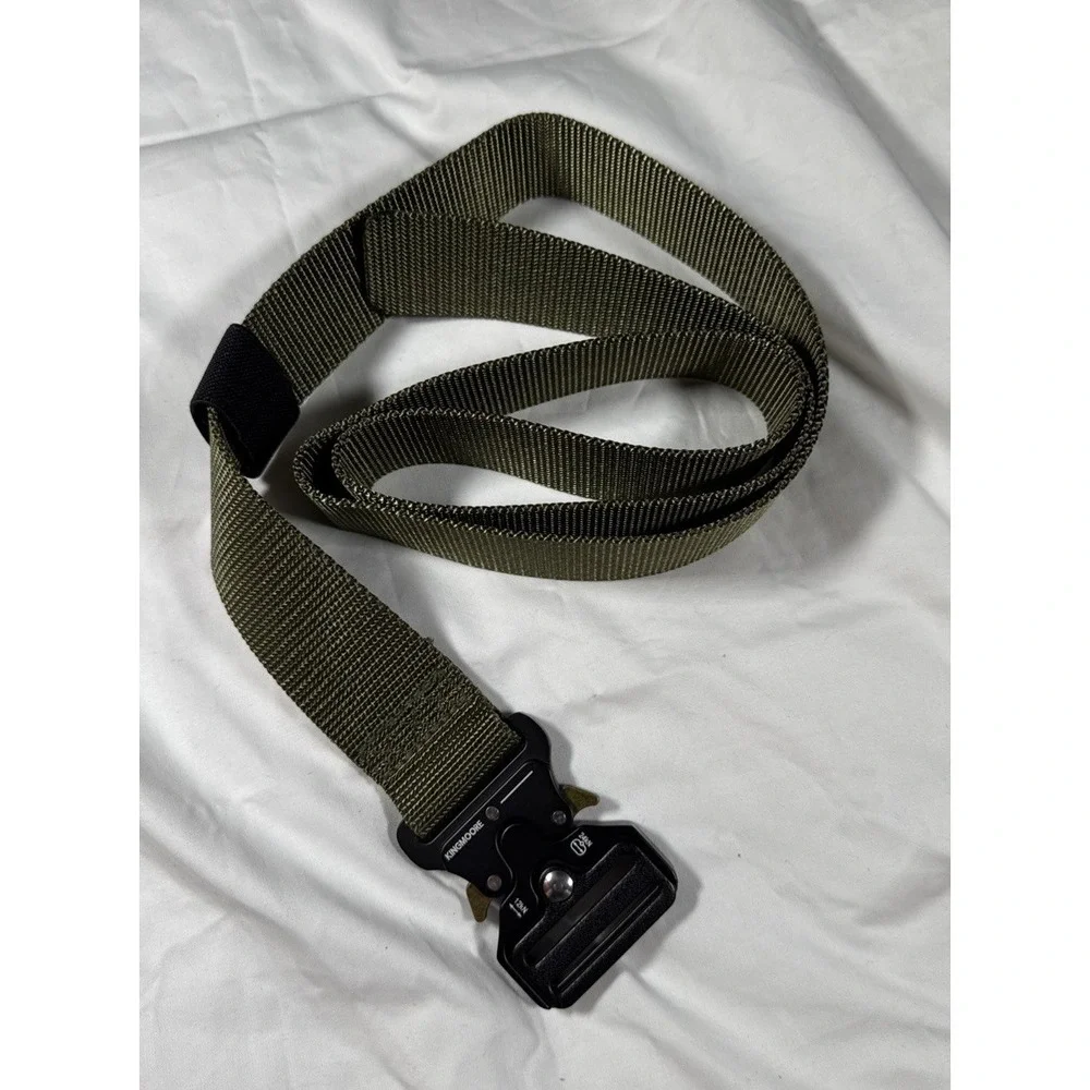 Men's Tactical Belt Heavy Duty Webbing Adjustable Military Style Nylon Belts